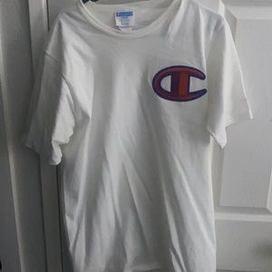 Champion large logo t shirt